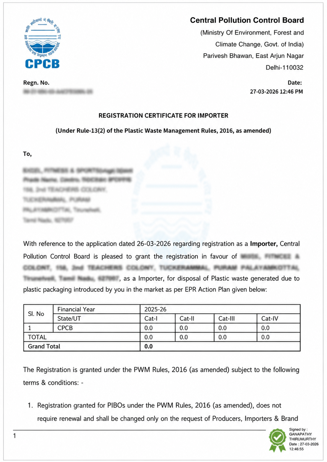 Plastic Waste EPR Compliance